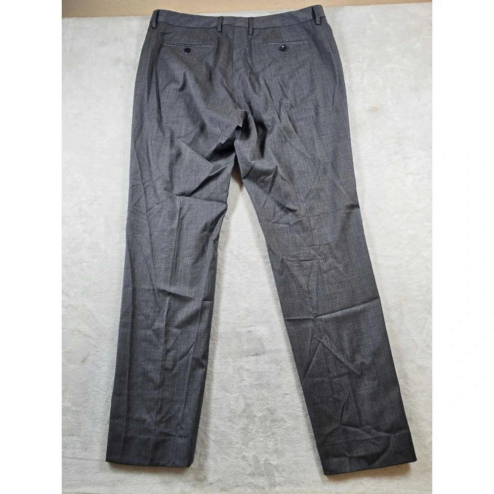 Bonobos Jetsetter Slim Fit Suit Mens 44L 2 Piece Pants 36x33 Grey Wool Stretch